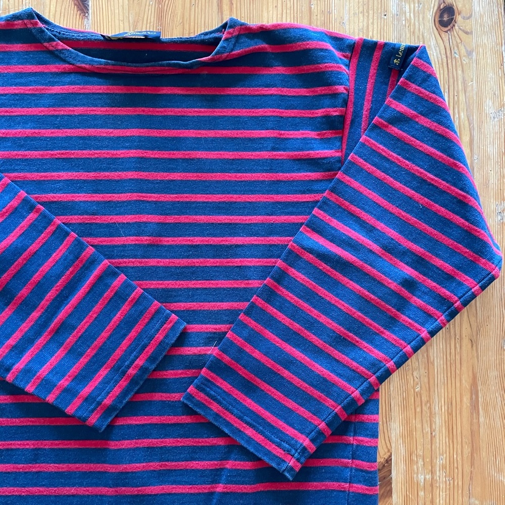 Vintage Le Minor Striped fisherman’s shirt